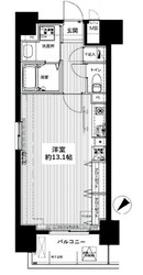 フィース蔵前の物件間取画像